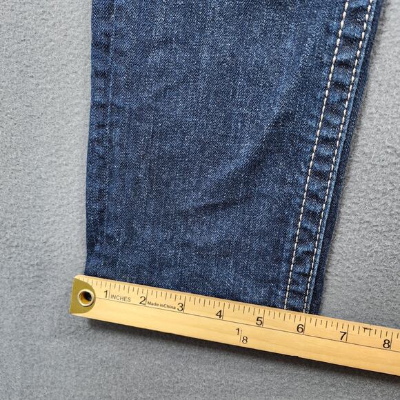 Miss Me Jeans 29 Dark INDIGO Blue JS5151SR Skinny STRETCH Low Rise Plain Pocket - Picture 10 of 12